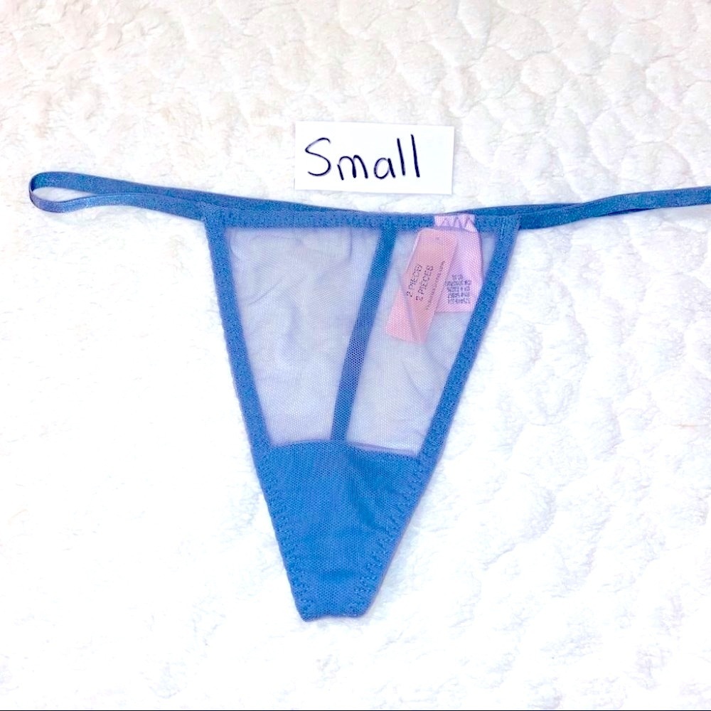VS Sheer Mesh V-String Very Sexy Thong Panty Small